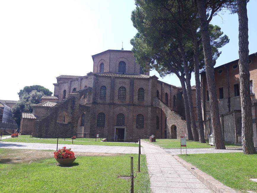 Die Basilika San Vitale.