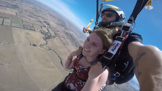 Mein Geburtstag im Sommer mit Skydiving!!
