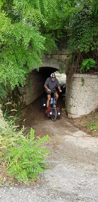 Volpago del Montello - der bisher niedrigste Tunnel