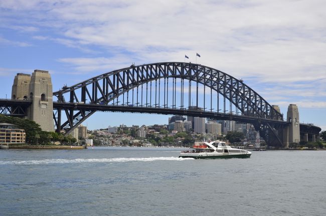 Oper und Harbour Bridge in Sydney