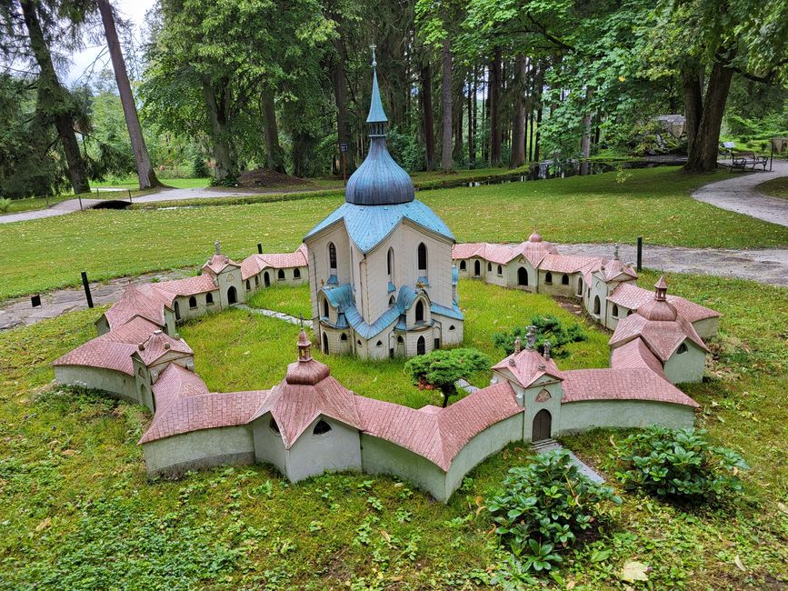 Model of Zdar nad Sazavou Pilgrimage Site