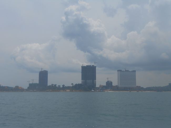 The high-rises in Sihanoukville