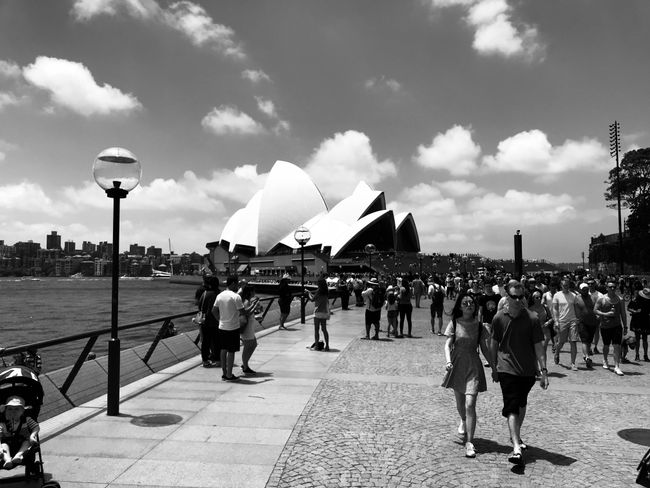 thought we were the only ones visiting the Opera House.
