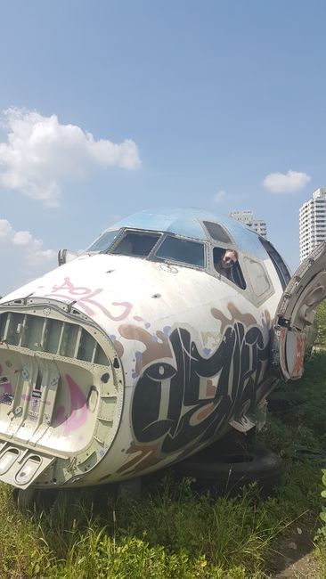Visit to the aircraft graveyard.
