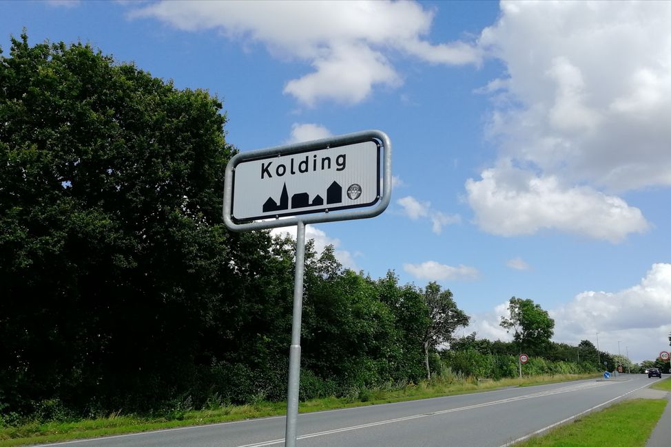 Nach guten Abfahrten und Anstiegen: Sonnige Ankunft in Kolding
