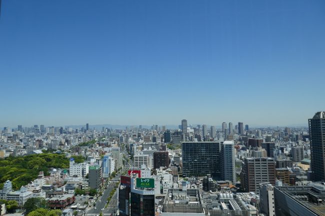 View from the tallest building in Japan