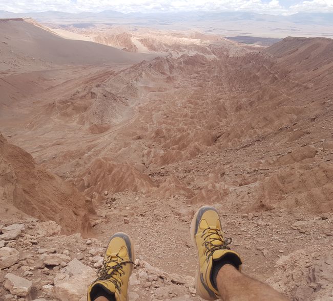 Hiking in the Death Valley