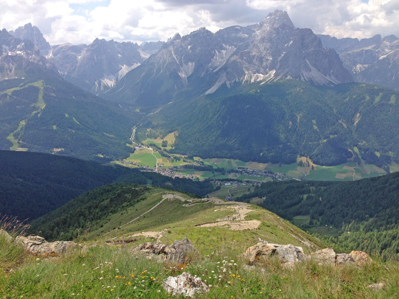 View of the Sexten Dolomites, Hochpustertal