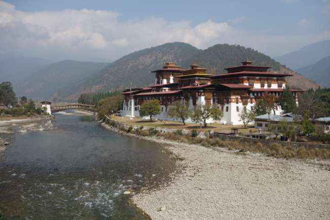 Wunderschöner Dzong von Punakha