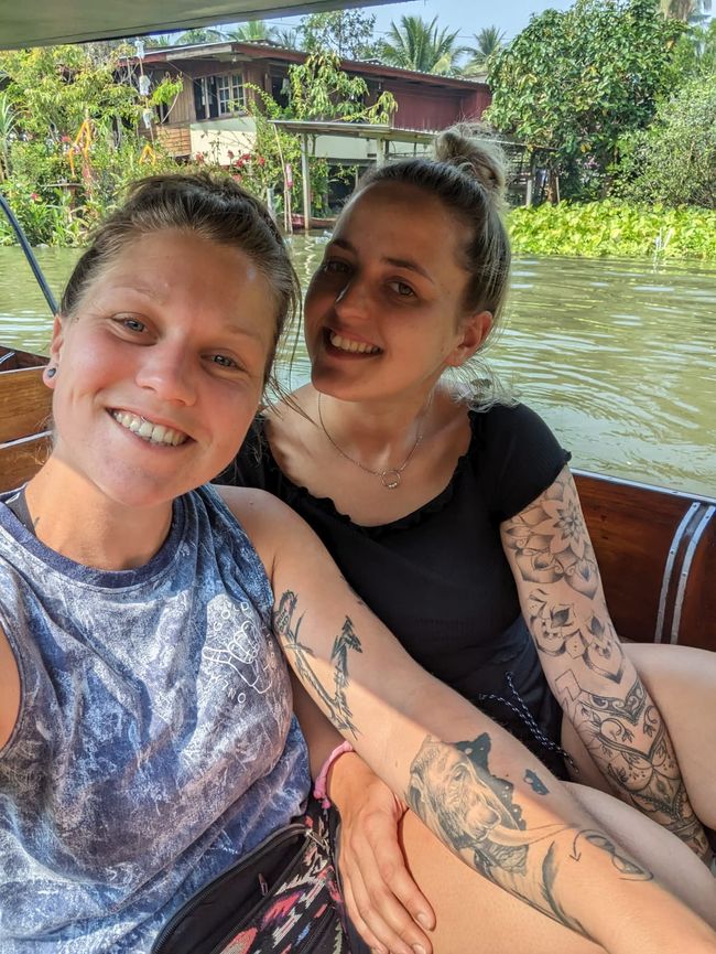 Selfie auf dem Boot 