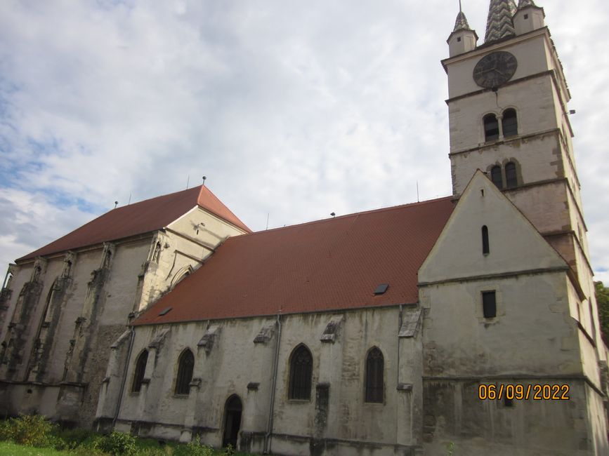 60. Tag - 6. Sept: Mühlbach / Sebes: Große Kirche mit historischen Erbe
