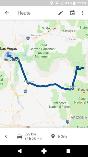 Grand Canyon und Ankunft in Las Vegas