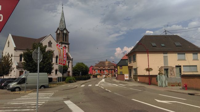 Último pueblo antes de Estrasburgo (Plobsheim)