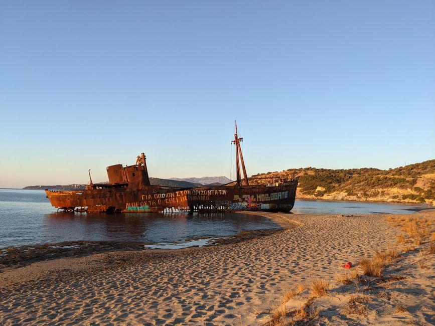 Tag 80+81 Gythio shipwreck-Gythio campsite