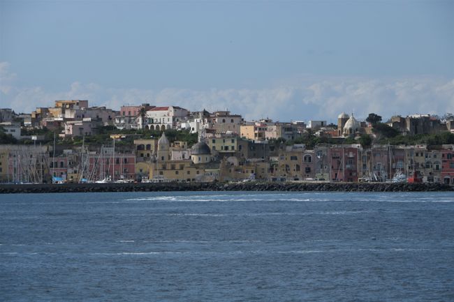 The island of Procida just before Ischia