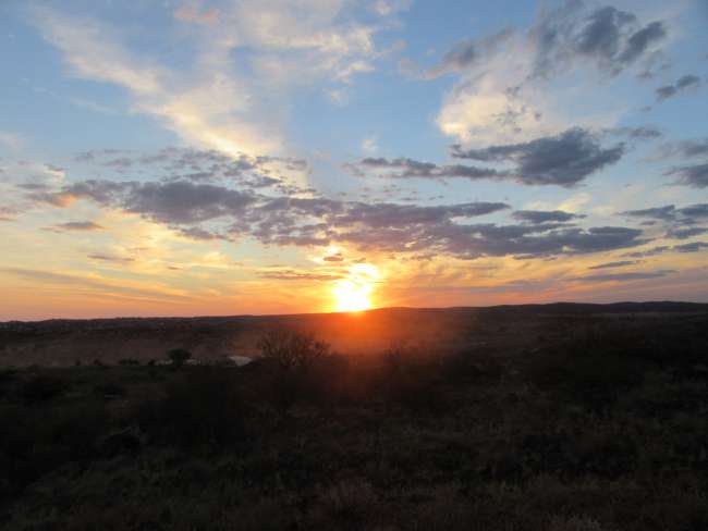 Sunset bei Broken Hill