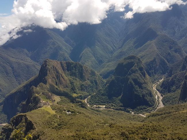 Aussicht vom Machu Picchu Mountain
