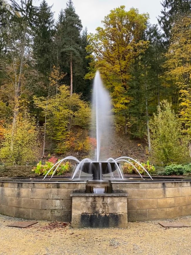 Fountain in the spa park