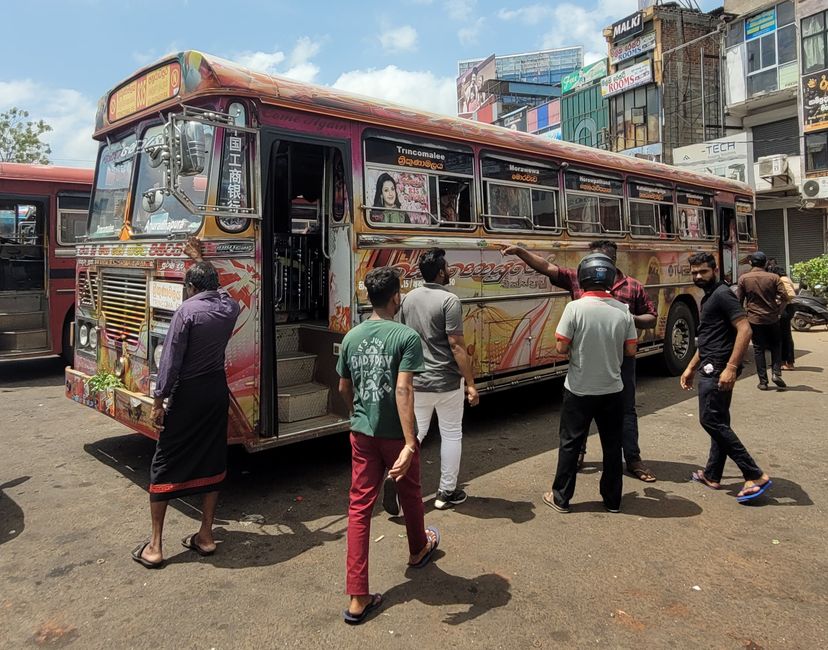 The buses in Sri Lanka...