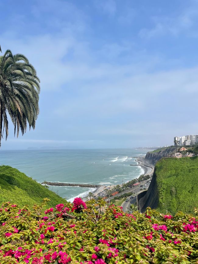 The coast of Lima