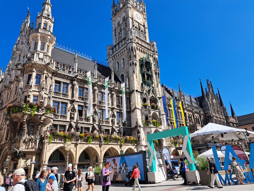 The town hall in Munich.