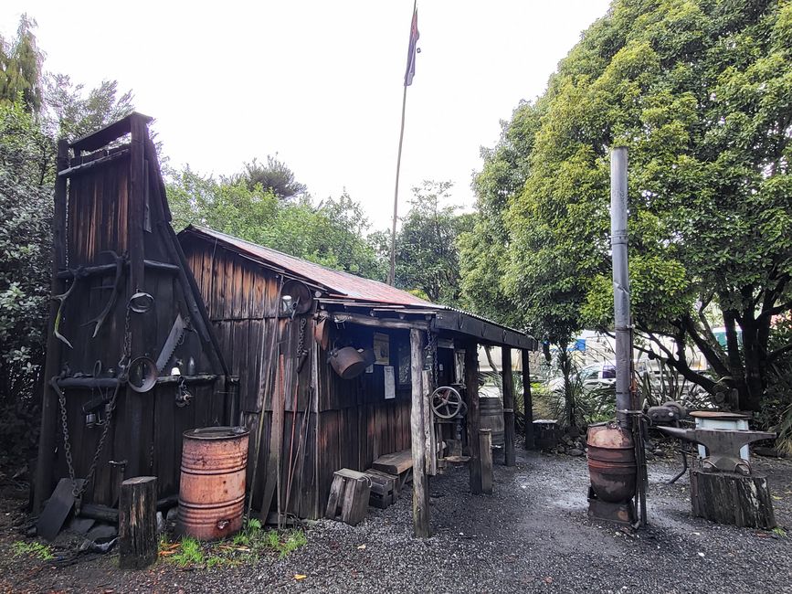 Ehemalige Minenarbeiterhütte in Reefton