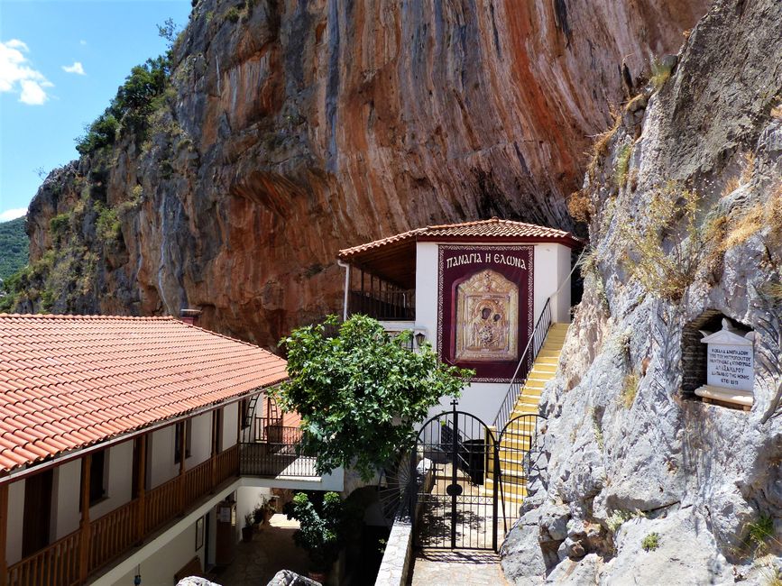 Leonidio with monastery