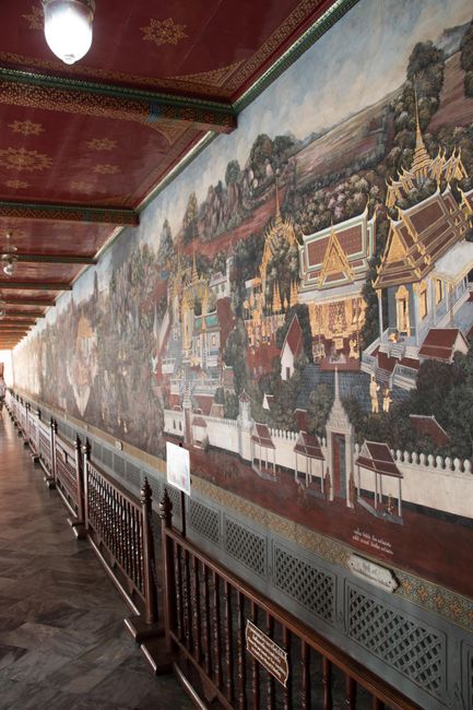 Wandgemälde im Grand Palace