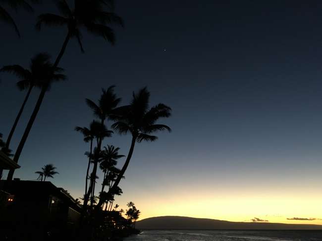 Sunset at Maui Sands