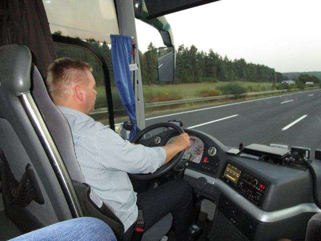 Bus driver Radeck from Jelcz