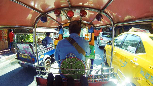 Die erste Tuktuk Fahrt. Ein Erlebnis. 