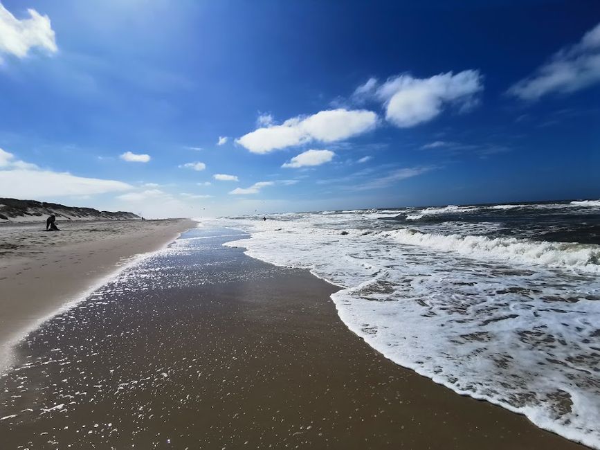 Sand, Sonne, Meer und Wind
