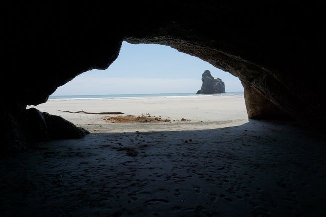 Arch at Wharariki Beach