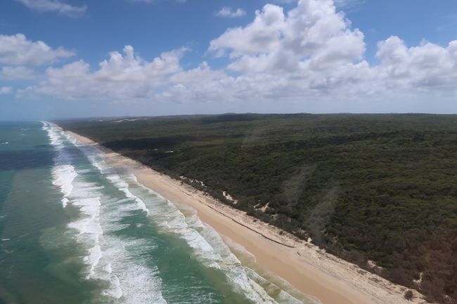 75 Mile Beach from above!