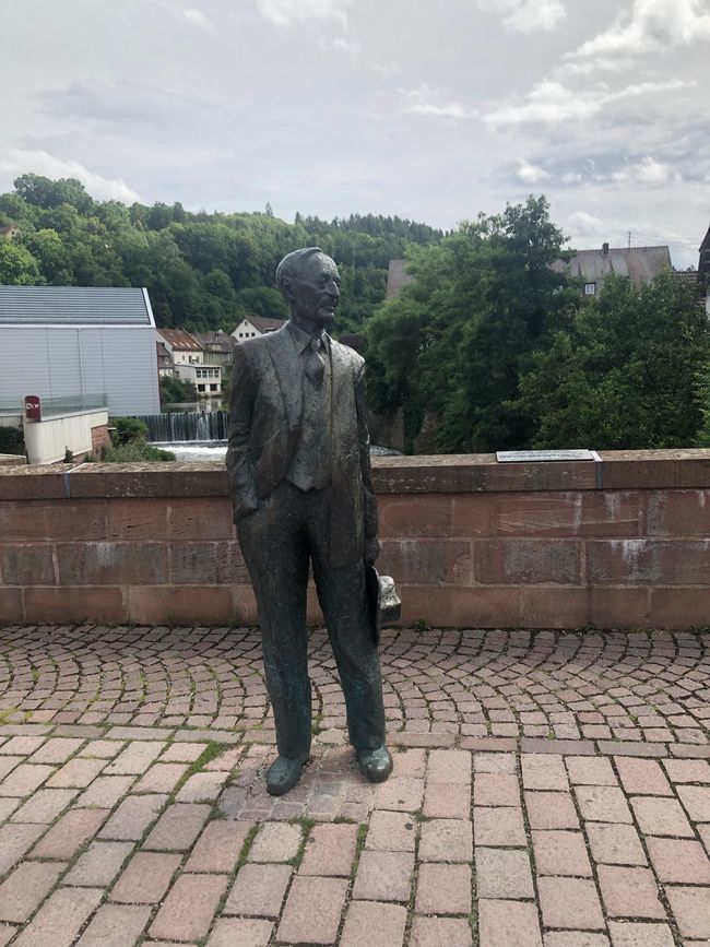 And there he stands: Hermann Hesse