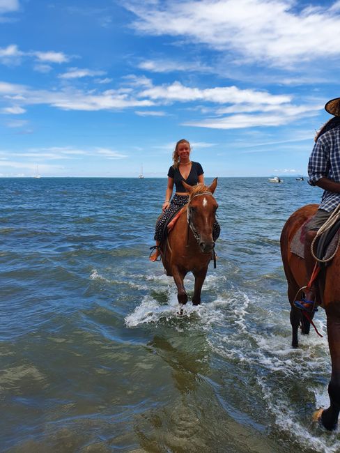 Go horseback riding on the beach