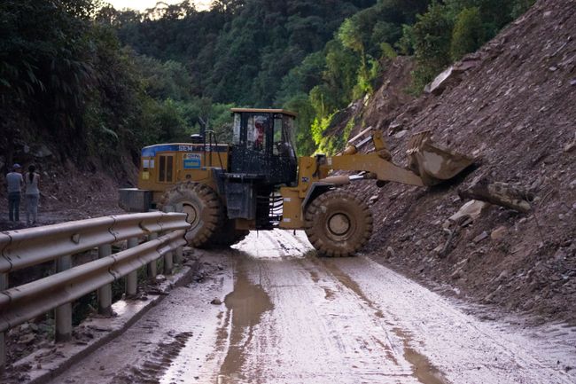 'Roadblock' in Ecuadorian style