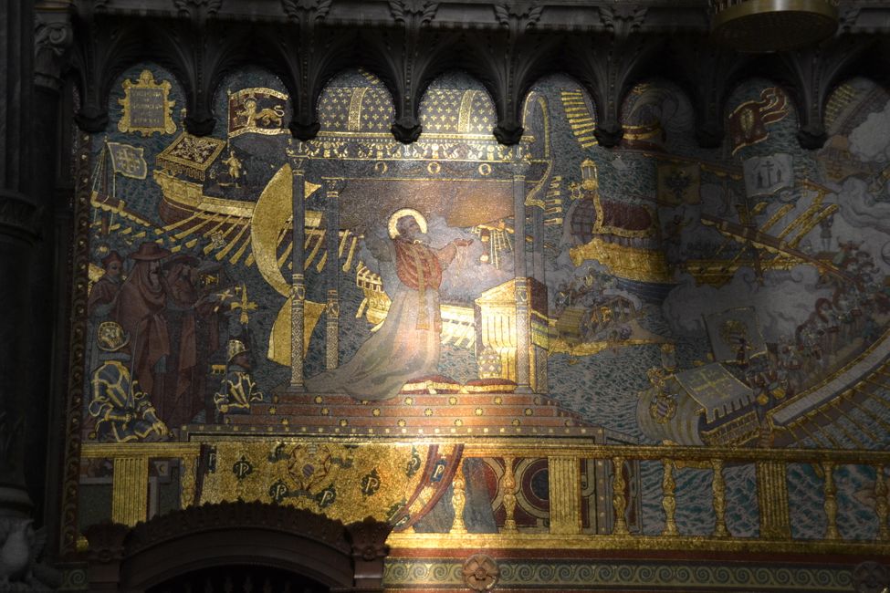 Mosaikbild in der Basilika Notre-Dame de Fourvière