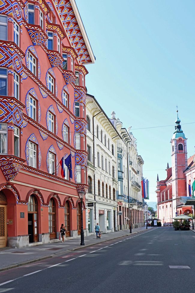 Die kongeniale Mischung aus Jugendstil und Barock ist das besondere an Sloweniens Hauptstadt.