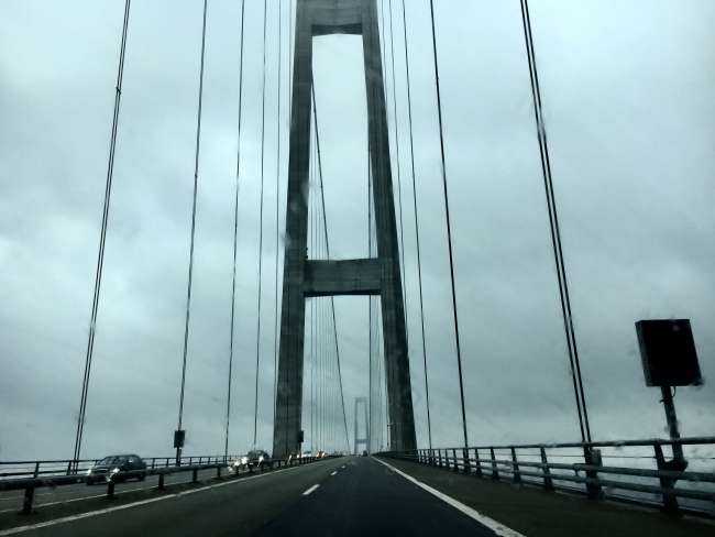 Connecting bridge between two Danish islands