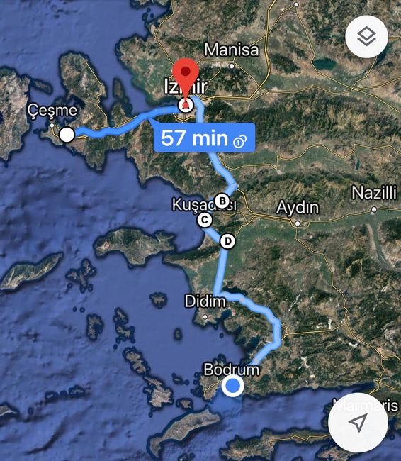 5th Stage: Selcuk-Bodrum