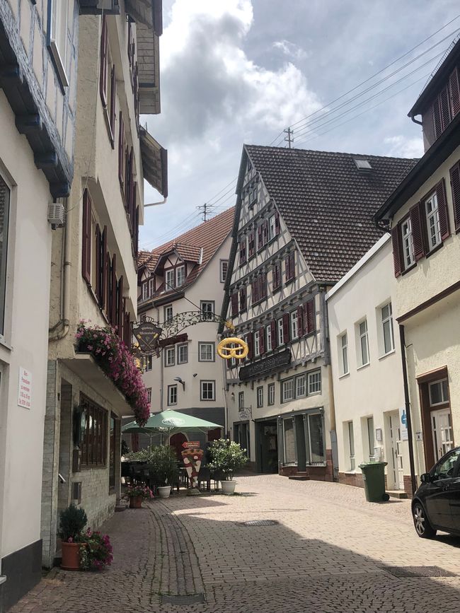 Calw - on the way to the marketplace