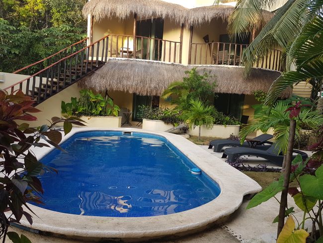 Unser guesthouse in Tulum 