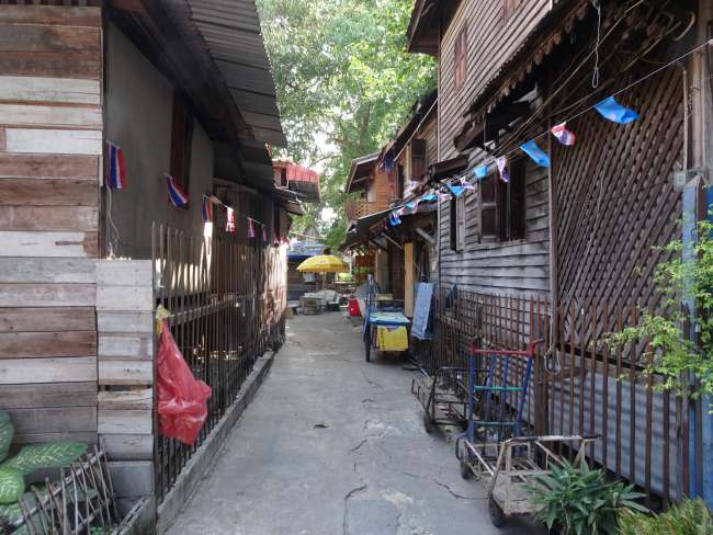 Typical alley in the original Bangkok