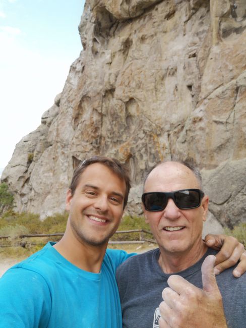 My climbing buddy Matt, 67 years young and a really cool guy!