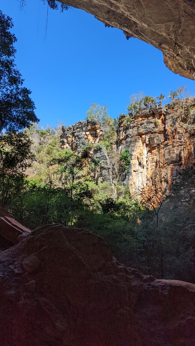 Lapa Doce Höhle, Devils Pool und Blick auf Pai Inacio, Chapa Diamantina