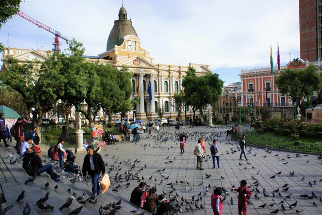Plaza Murillo mit Parlamentsgebäude
