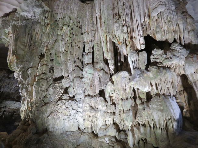 Stalactites in the third cave
