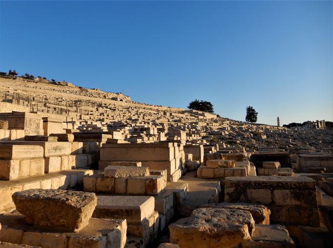 ... past the Jewish cemetery