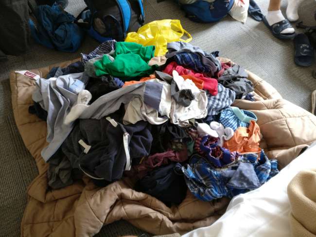 Pile of laundry